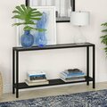 Henn & Hart Rigan 55 in. Blackened Bronze Console Table AT0365